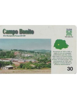 SERIE MUNICIPIOS DO PARANA 057 DE 399 - CAMPO BONITO