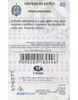 CARTILHA DA JUSTIÇA 04/11 - PODER JUDICIARIO