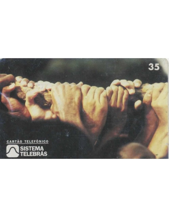 204. CIRIO DE NAZARE - FIEIS NA CORDA - BELEM -PARA - OUTUBRO 96
