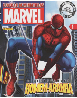 COLEÇAO DE MINIATURAS MARVEL 001 HOMEM ARANHA