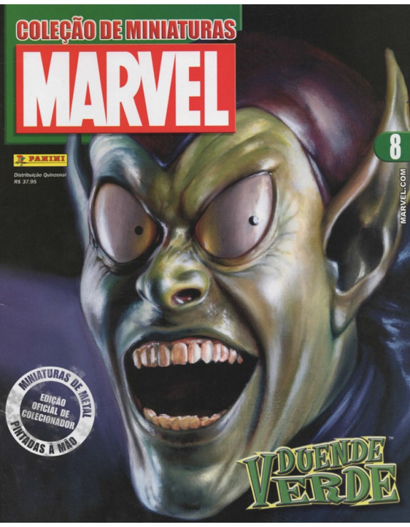 COLEÇAO DE MINIATURAS MARVEL 008 DUENDE VERDE