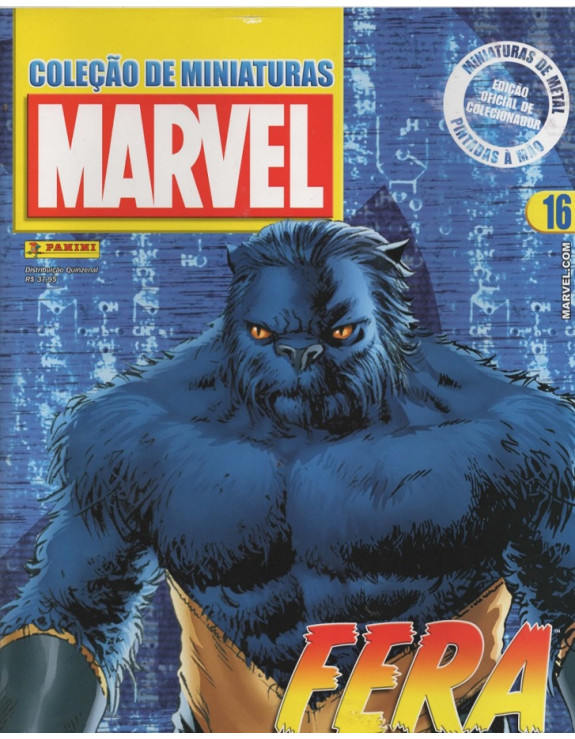 COLEÇAO DE MINIATURAS MARVEL 016 FERA