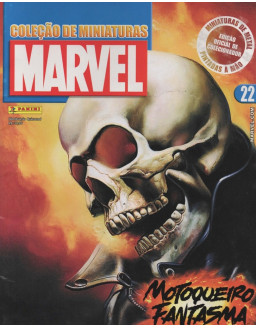 COLEÇAO DE MINIATURAS MARVEL 022 MOTOQUEIRO FANTASMA