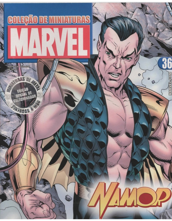 COLEÇAO DE MINIATURAS MARVEL 036 NAMOR