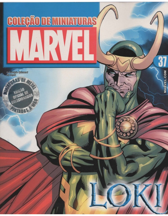 COLEÇAO DE MINIATURAS MARVEL 037 LOKI
