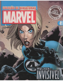 COLEÇAO DE MINIATURAS MARVEL 041 MULHER INVISIVEL