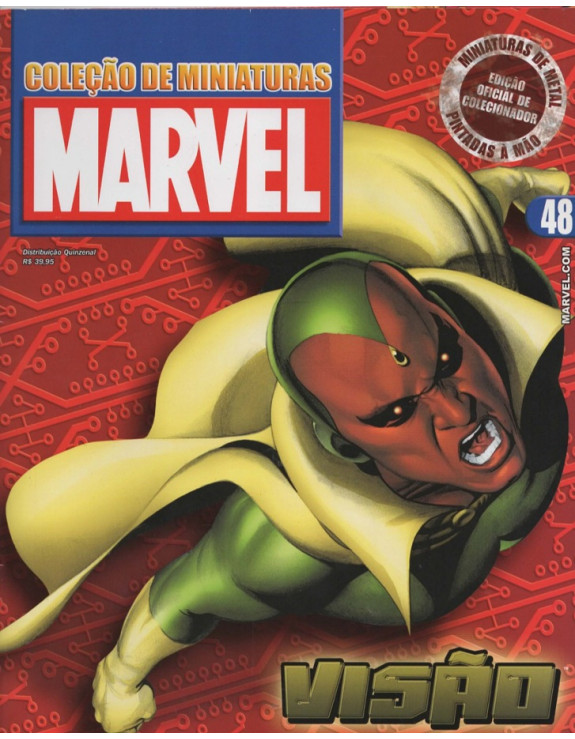 COLEÇAO DE MINIATURAS MARVEL 048 VISAO