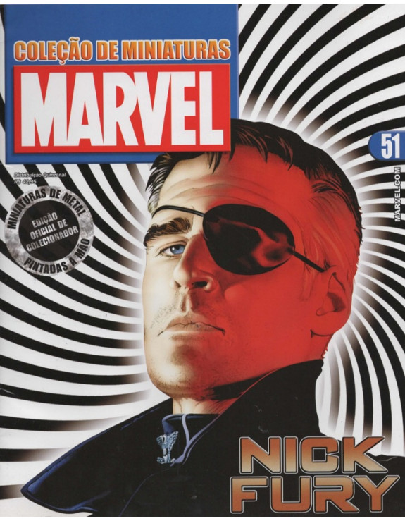 COLEÇAO DE MINIATURAS MARVEL 051 NICK FURY