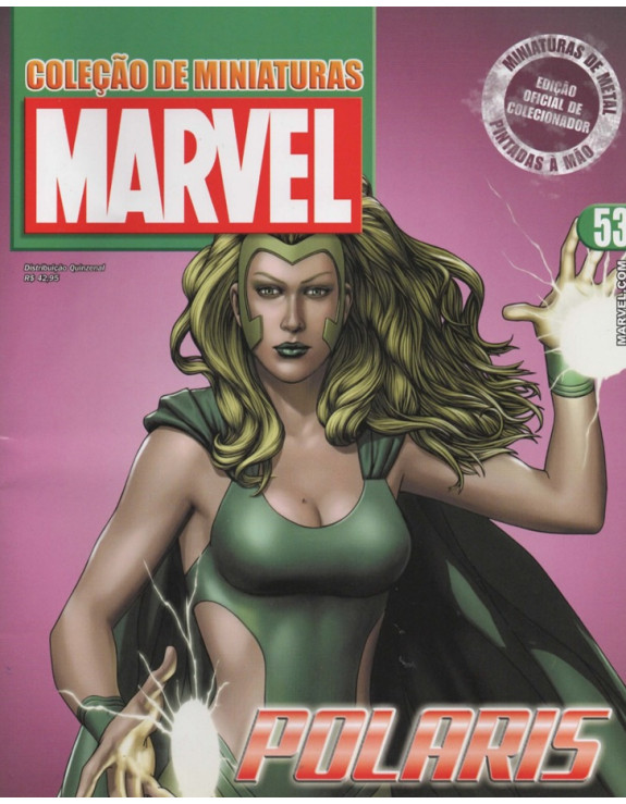 COLEÇAO DE MINIATURAS MARVEL 053 POLARIS