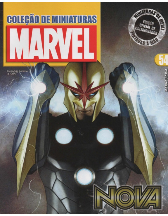 COLEÇAO DE MINIATURAS MARVEL 054 NOVA