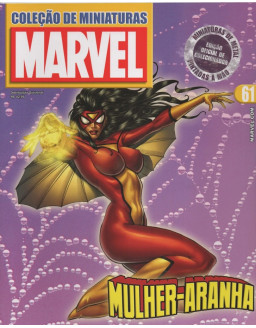 COLEÇAO DE MINIATURAS MARVEL 061 MULHER ARANHA