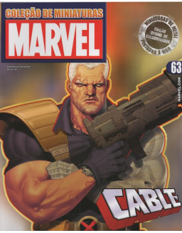 COLEÇAO DE MINIATURAS MARVEL 063 CABLE