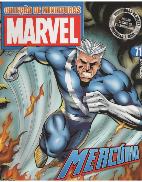COLEÇAO DE MINIATURAS MARVEL 071 MERCURIO