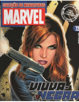COLEÇAO DE MINIATURAS MARVEL 072 VIUVA NEGRA