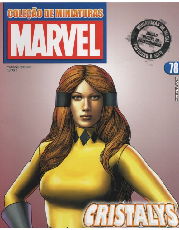 COLEÇAO DE MINIATURAS MARVEL 078 CRISTALYS