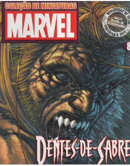 COLEÇAO DE MINIATURAS MARVEL 084  DENTES DE SABRE