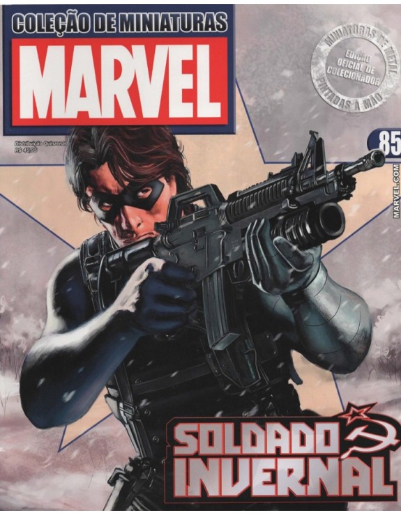COLEÇAO DE MINIATURAS MARVEL 085 SOLDADO INVERNAL
