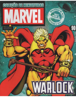 COLEÇAO DE MINIATURAS MARVEL 090 WARLOCK