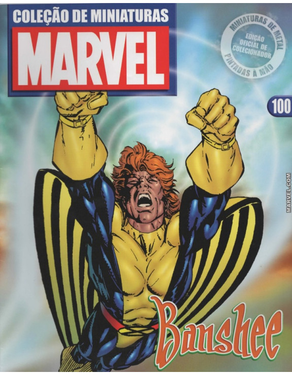 COLEÇAO DE MINIATURAS MARVEL 100 BANSHEE