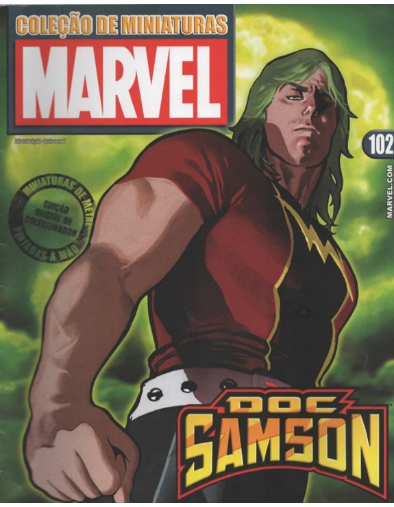 COLEÇAO DE MINIATURAS MARVEL 102 DOC SAMSON