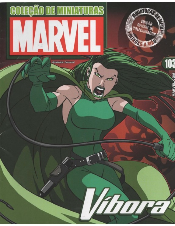 COLEÇAO DE MINIATURAS MARVEL 103 VIBORA