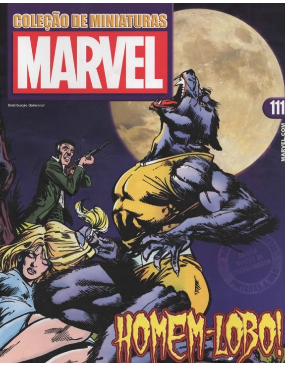COLEÇAO DE MINIATURAS MARVEL 111 HOMEM LOBO