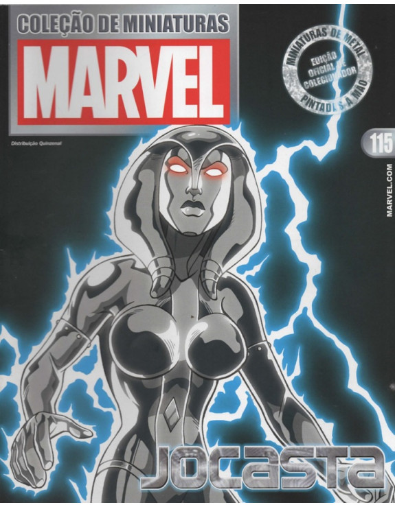 COLEÇAO DE MINIATURAS MARVEL 115 JOCASTA