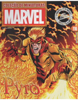 COLEÇAO DE MINIATURAS MARVEL 116 PYRO