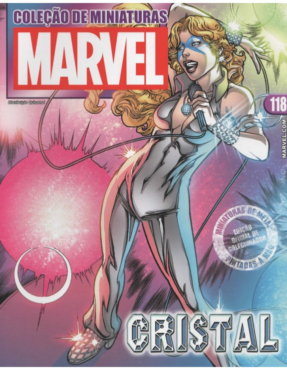 COLEÇAO DE MINIATURAS MARVEL 118 CRISTAL