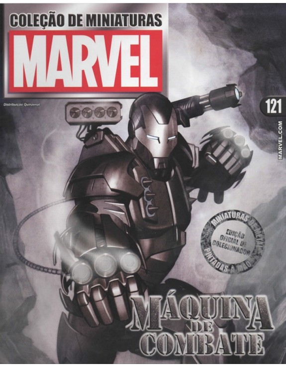 COLEÇAO DE MINIATURAS MARVEL 121 MAQUINA DE COMBATE