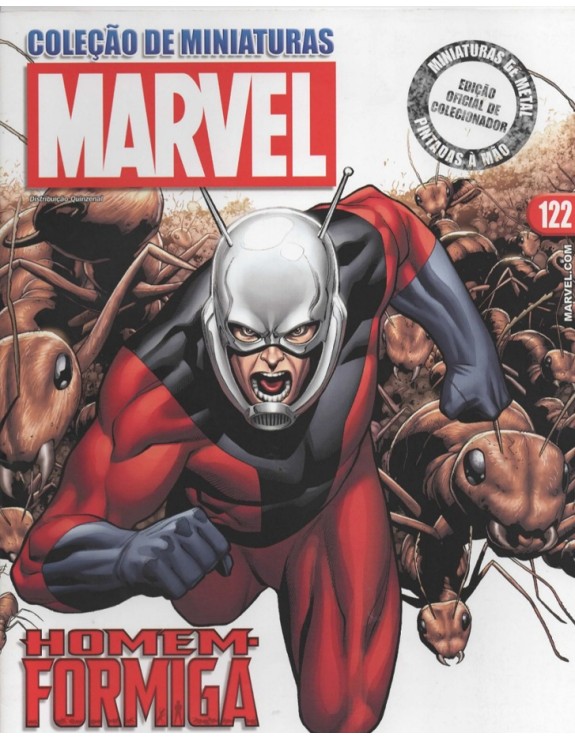 COLEÇAO DE MINIATURAS MARVEL 122 HOMEM FORMIGA