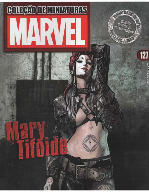 COLEÇAO DE MINIATURAS MARVEL 127 MARY TIFOIDE