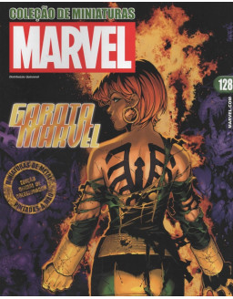 COLEÇAO DE MINIATURAS MARVEL 128 GAROTA MARVEL