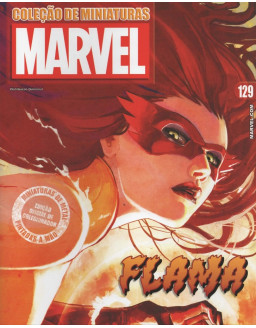 COLEÇAO DE MINIATURAS MARVEL 129 FLAMA