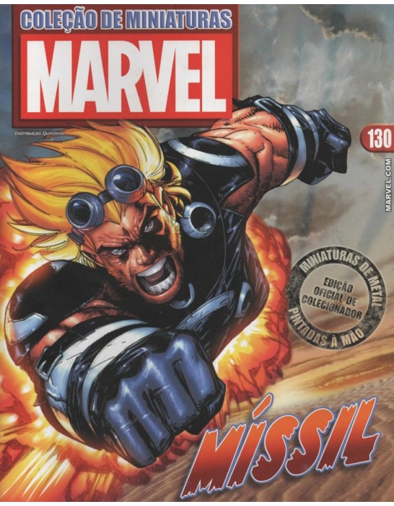 COLEÇAO DE MINIATURAS MARVEL 130 MISSIL