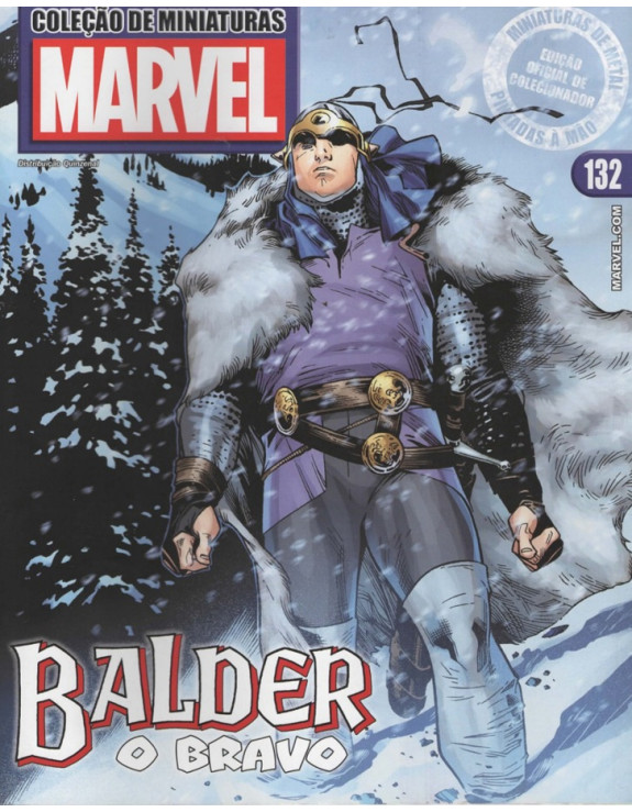 COLEÇAO DE MINIATURAS MARVEL 132 BALDER O BRAVO