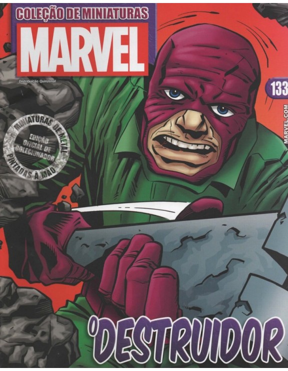 COLEÇAO DE MINIATURAS MARVEL 133 O DESTRUIDOR