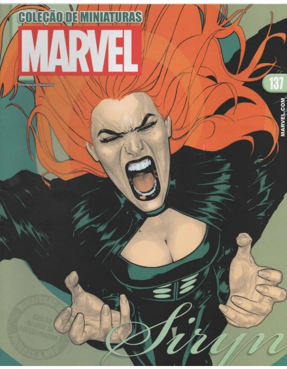 COLEÇAO DE MINIATURAS MARVEL 137 SIRYN