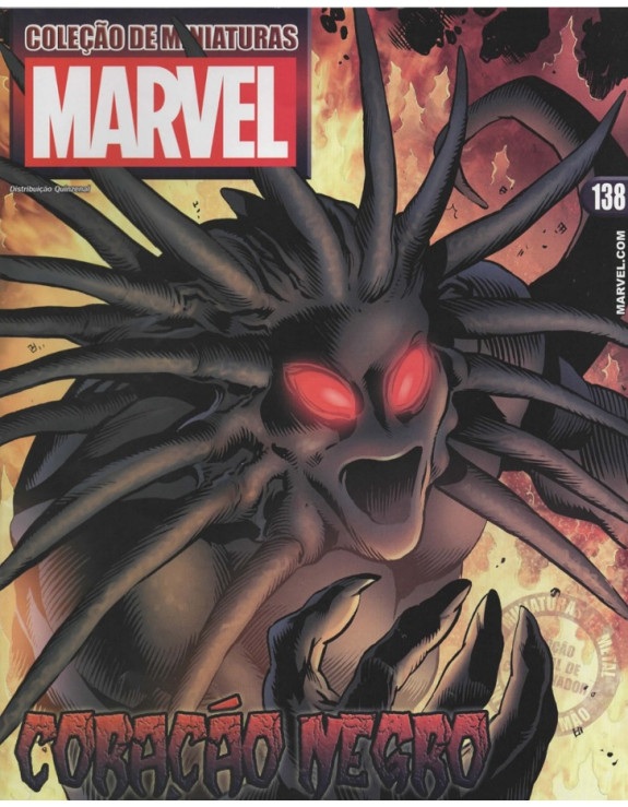 COLEÇAO DE MINIATURAS MARVEL 138 CORACAO NEGRO