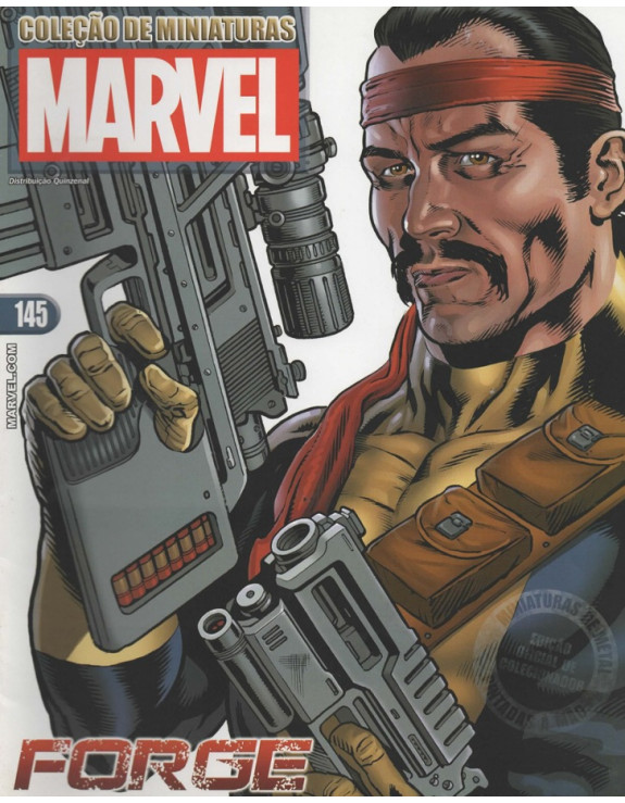 COLEÇAO DE MINIATURAS MARVEL 145 FORGE