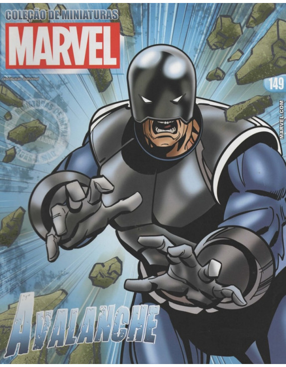 COLEÇAO DE MINIATURAS MARVEL 149 AVALANCHE