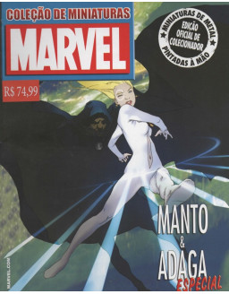 COLECAO DE MINIATURAS MARVEL ESPECIAL MANTO & ADAGA