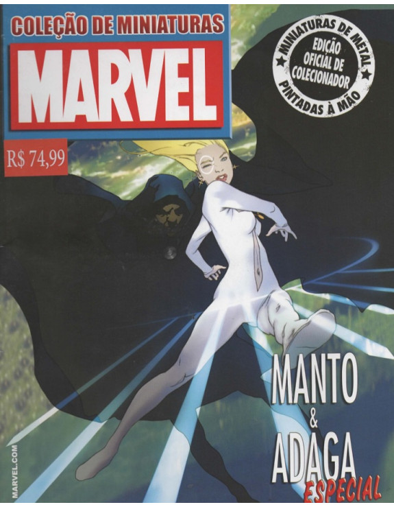 COLECAO DE MINIATURAS MARVEL ESPECIAL MANTO & ADAGA