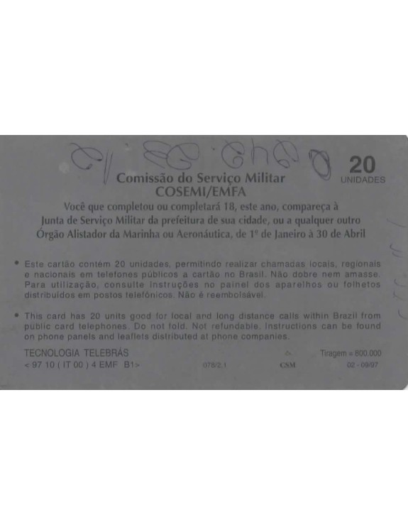 COMISSAO DO SERVIÇO MILITAR - COSEMI/EMFA
