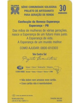 SERIE COMUNIDADE SOLIDARIA - PROJETO DE ARTESANATO 