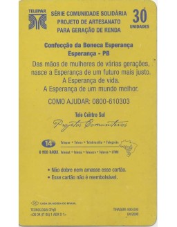 SERIE COMUNIDADE SOLIDARIA - PROJETO DE ARTESANATO 