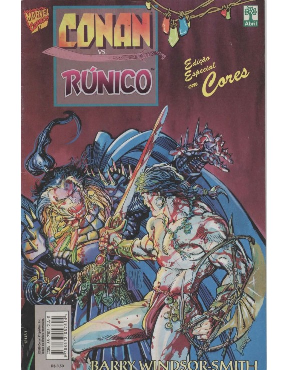 CONAN VS RUNICO EDIÇAO ESPECIAL EM CORES