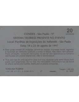CONDEX - SAO PAULO - 97 - SISTEMA TELEBRAS PRESENTE NO EVENTO