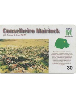 SERIE MUNICIPIOS DO PARANA 082 DE 399 - CONSELHEIRO MAIRINCK