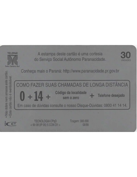 SERIE MUNICIPIOS DO PARANA 082 DE 399 - CONSELHEIRO MAIRINCK